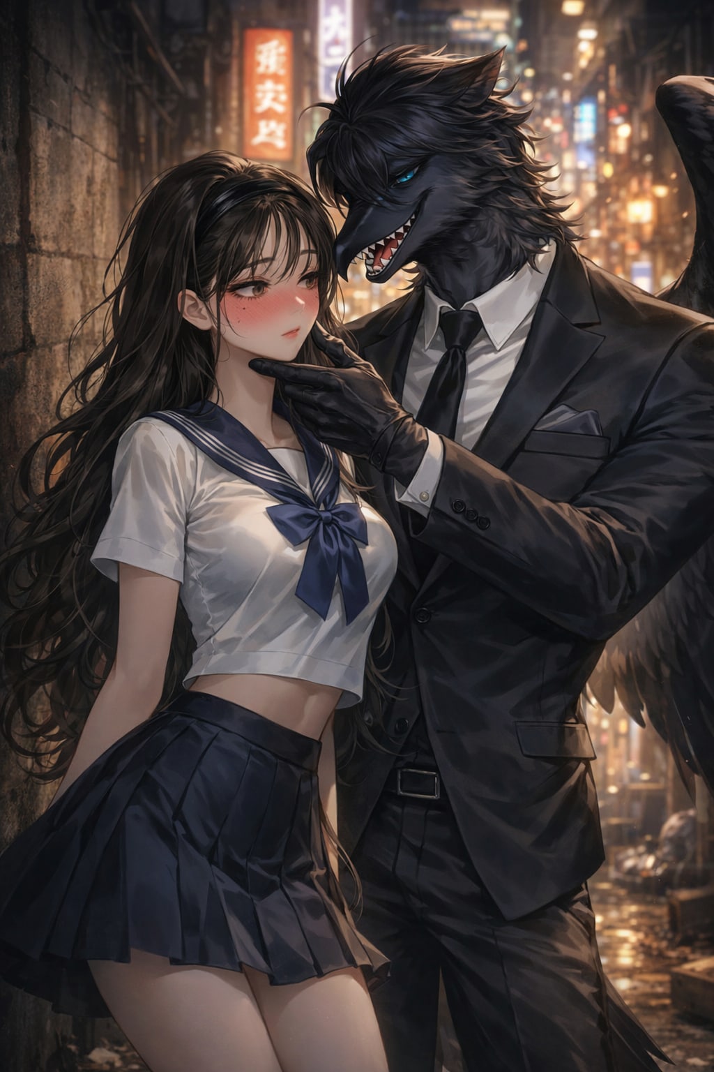 夜の繁華街へ来てはいけないよ