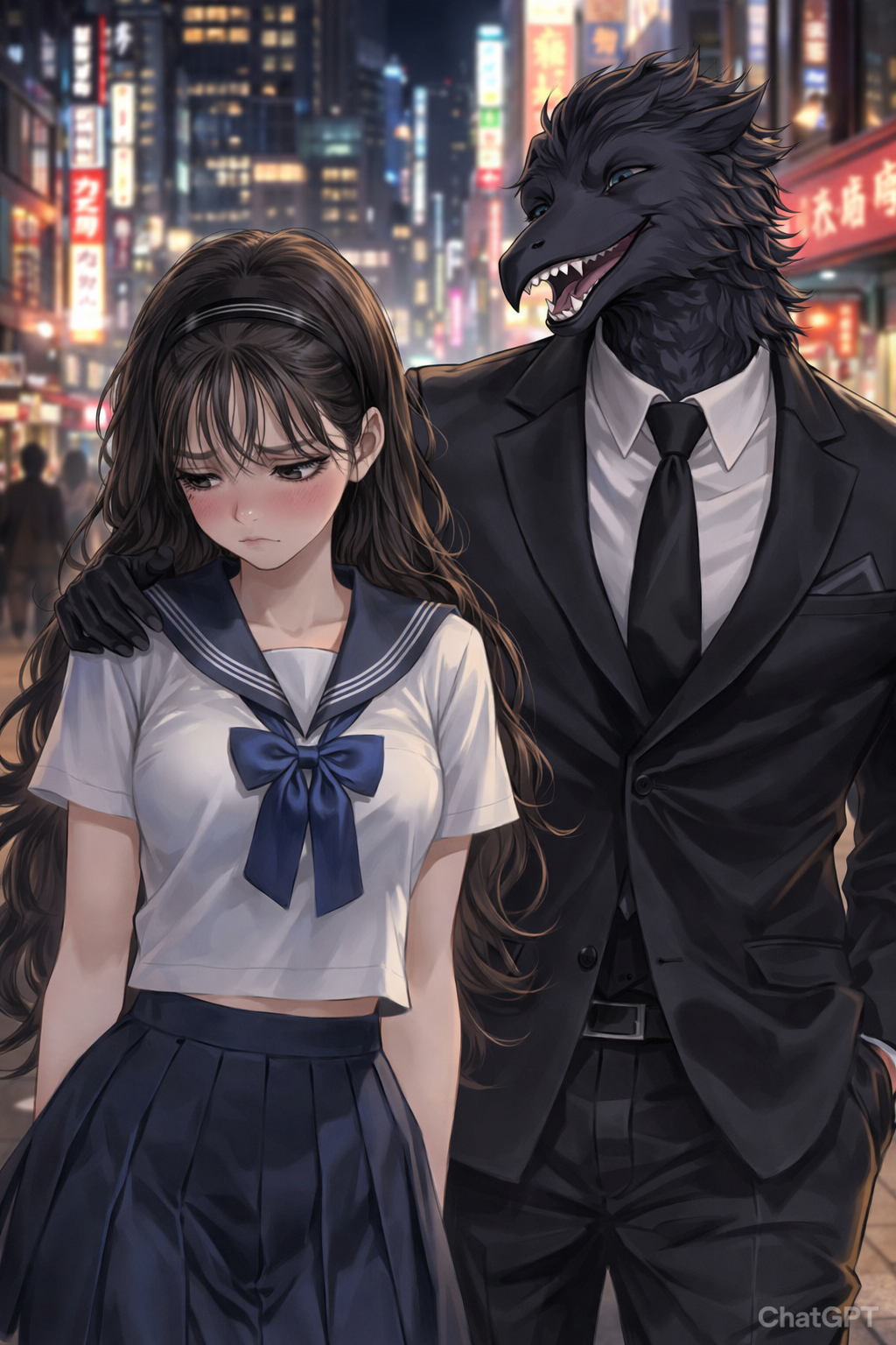 夜の繁華街へ来てはいけないよ