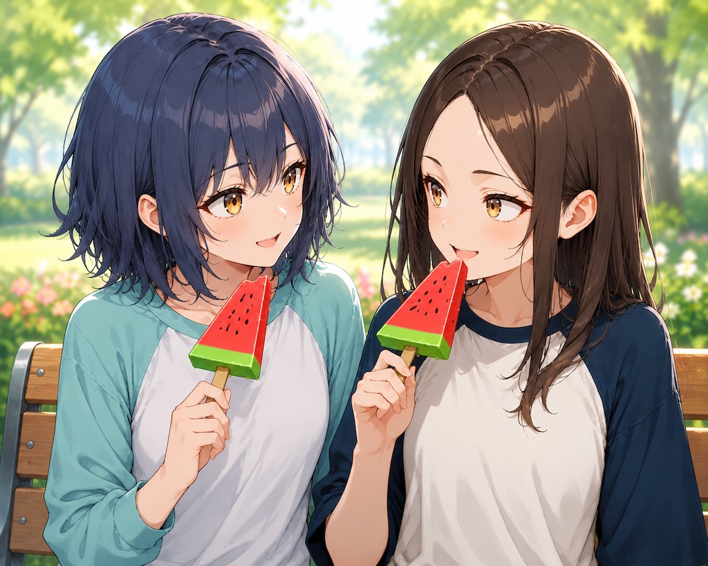 【FA御礼】ラグランちゃんとスイカバー