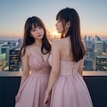 横長ポートレート（二人）No.1 2枚目