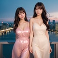 横長ポートレート（二人）No.1 9枚目
