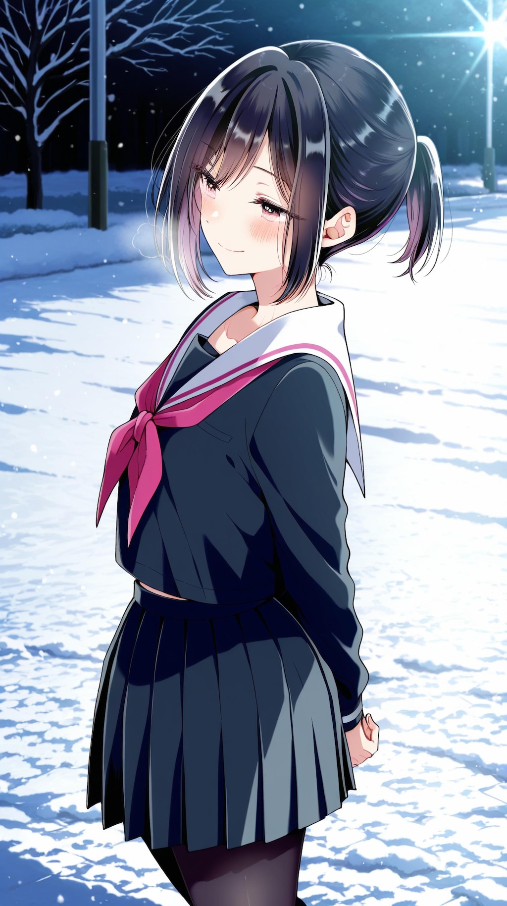 冬服の日浦美果くん