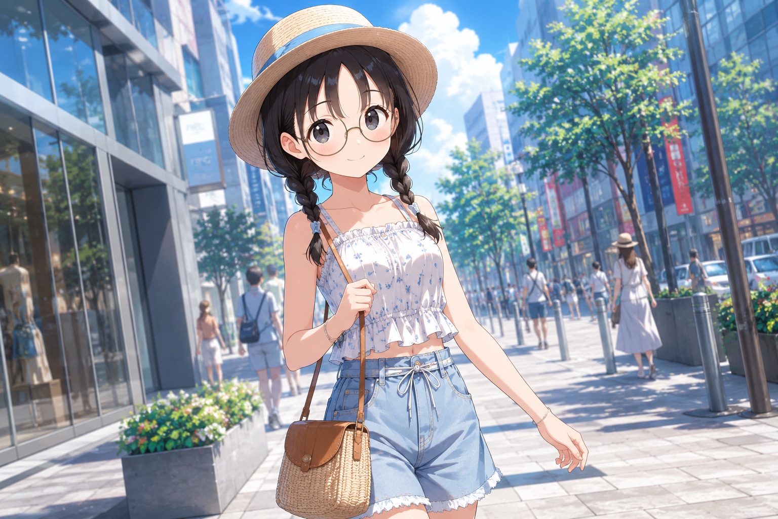 丸子・夏コーデ