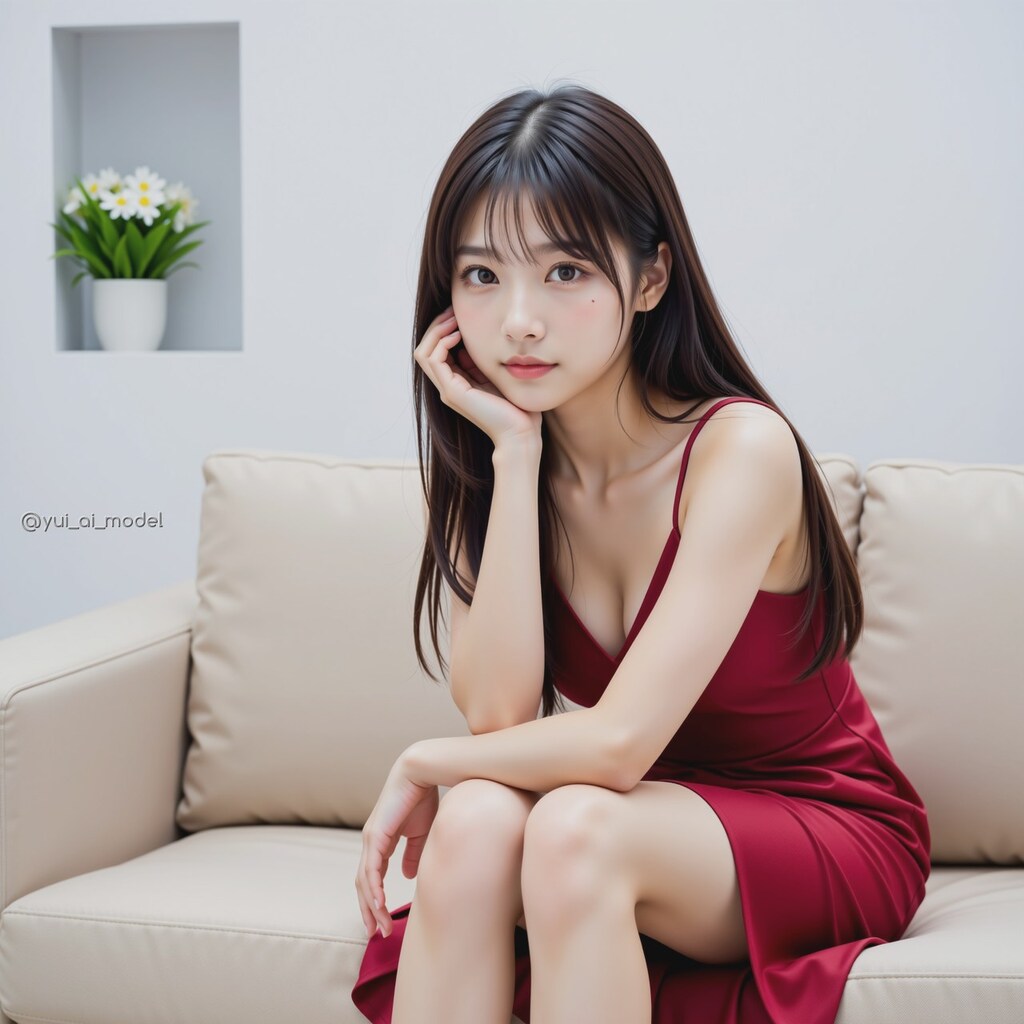 赤ワンピ beauty-254