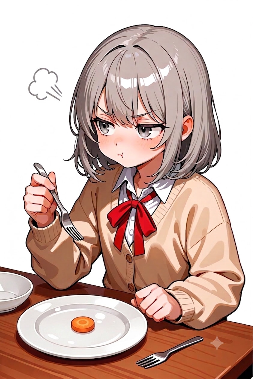 ニンジンが苦手なおじょう