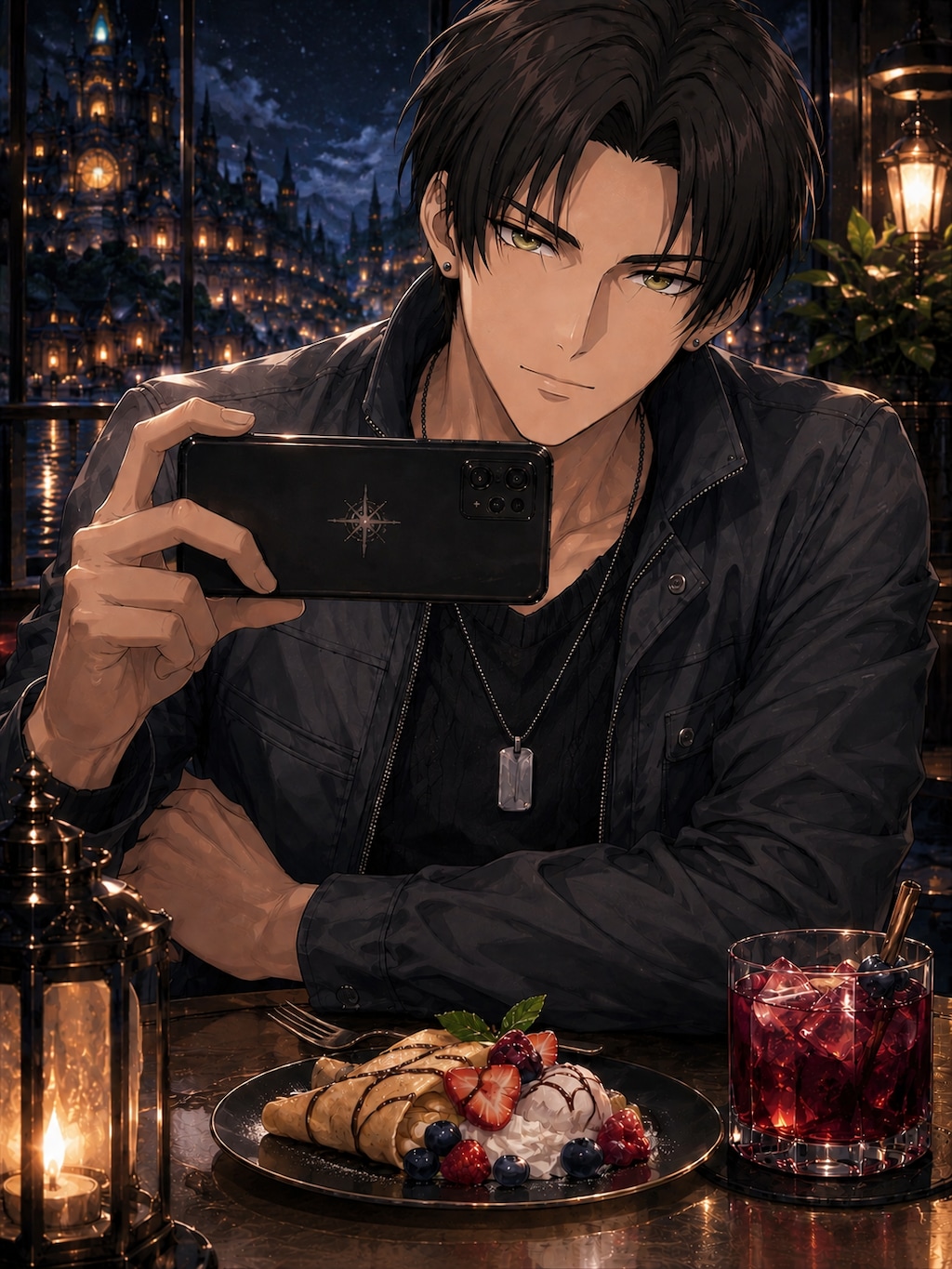 カフェデート・夜