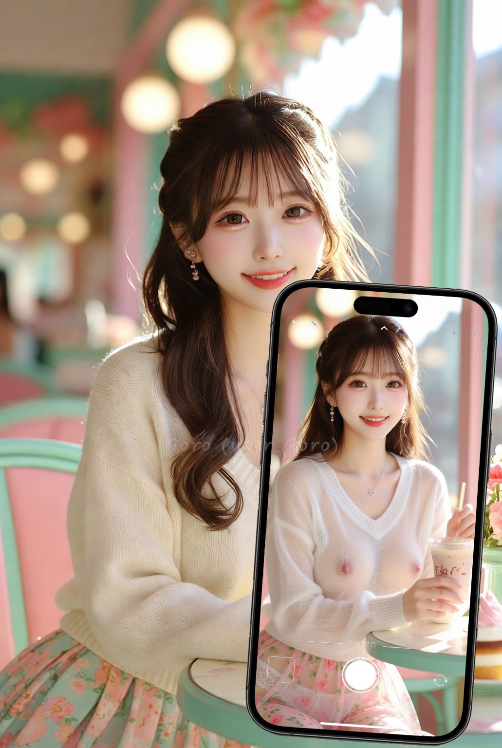 パステルカフェの妄撮