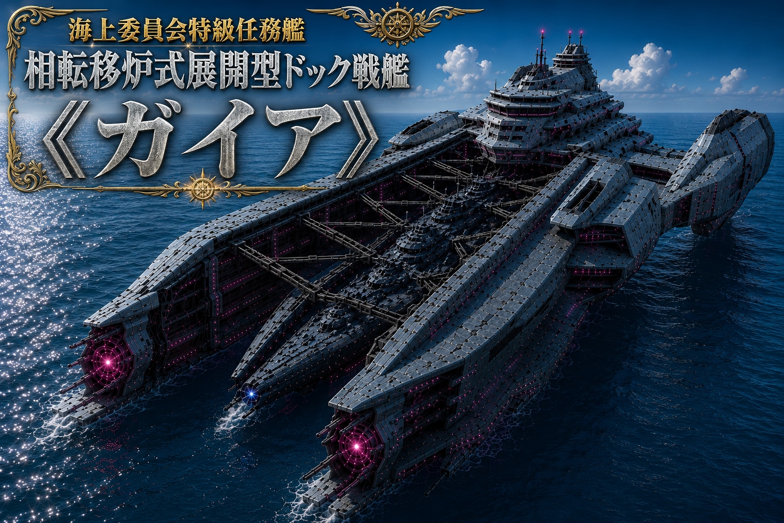 相転移炉式展開型ドック戦艦《ガイア》