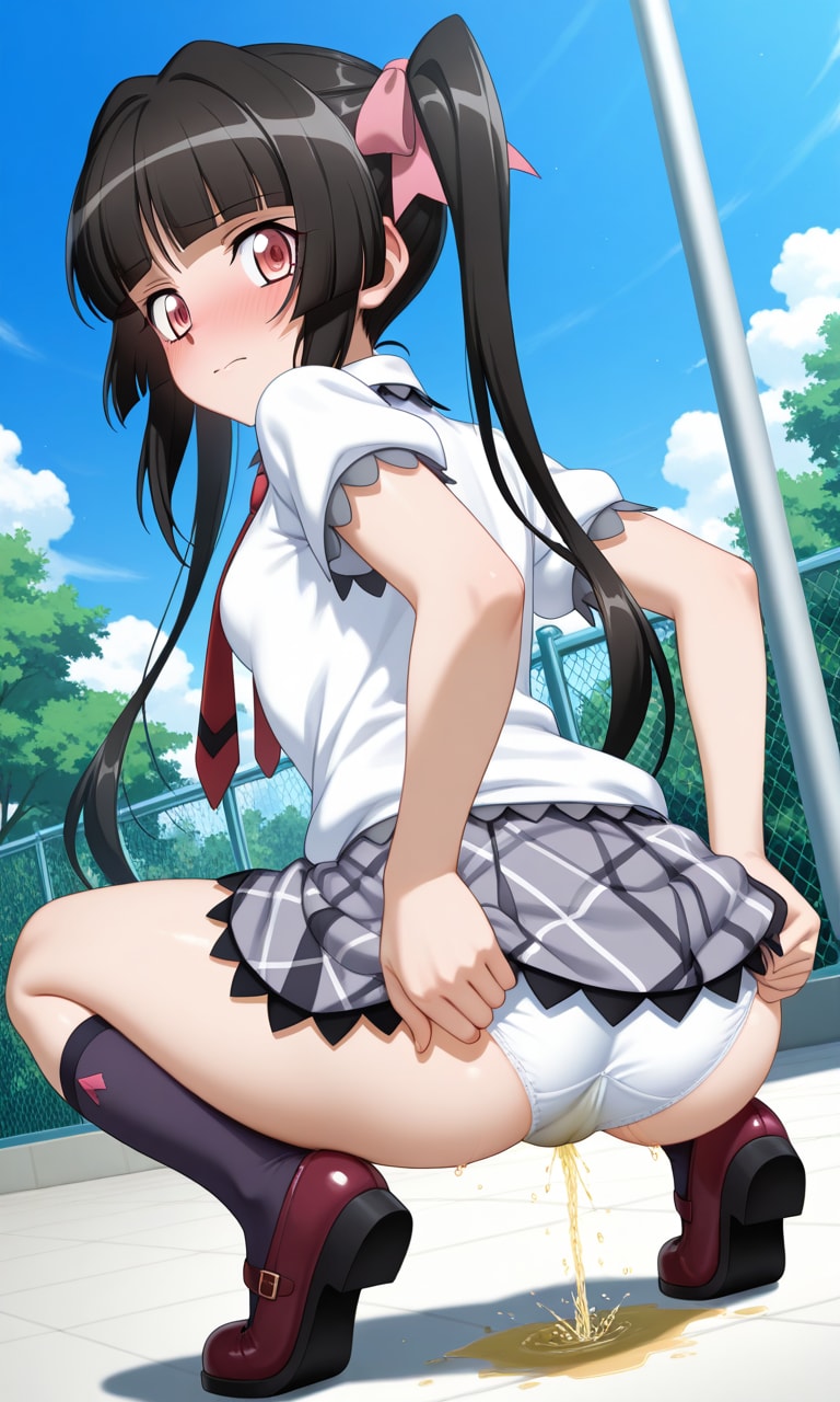 気まぐれ！おしっこお漏らしチャレンジ【月〇調】