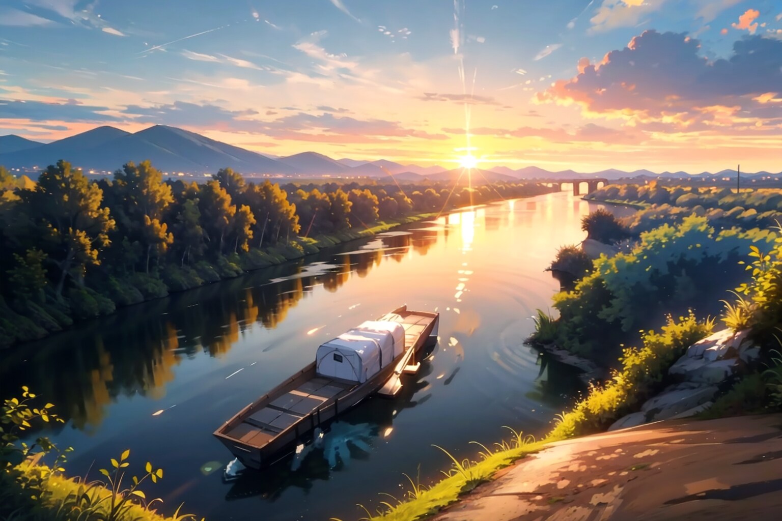 川遊び