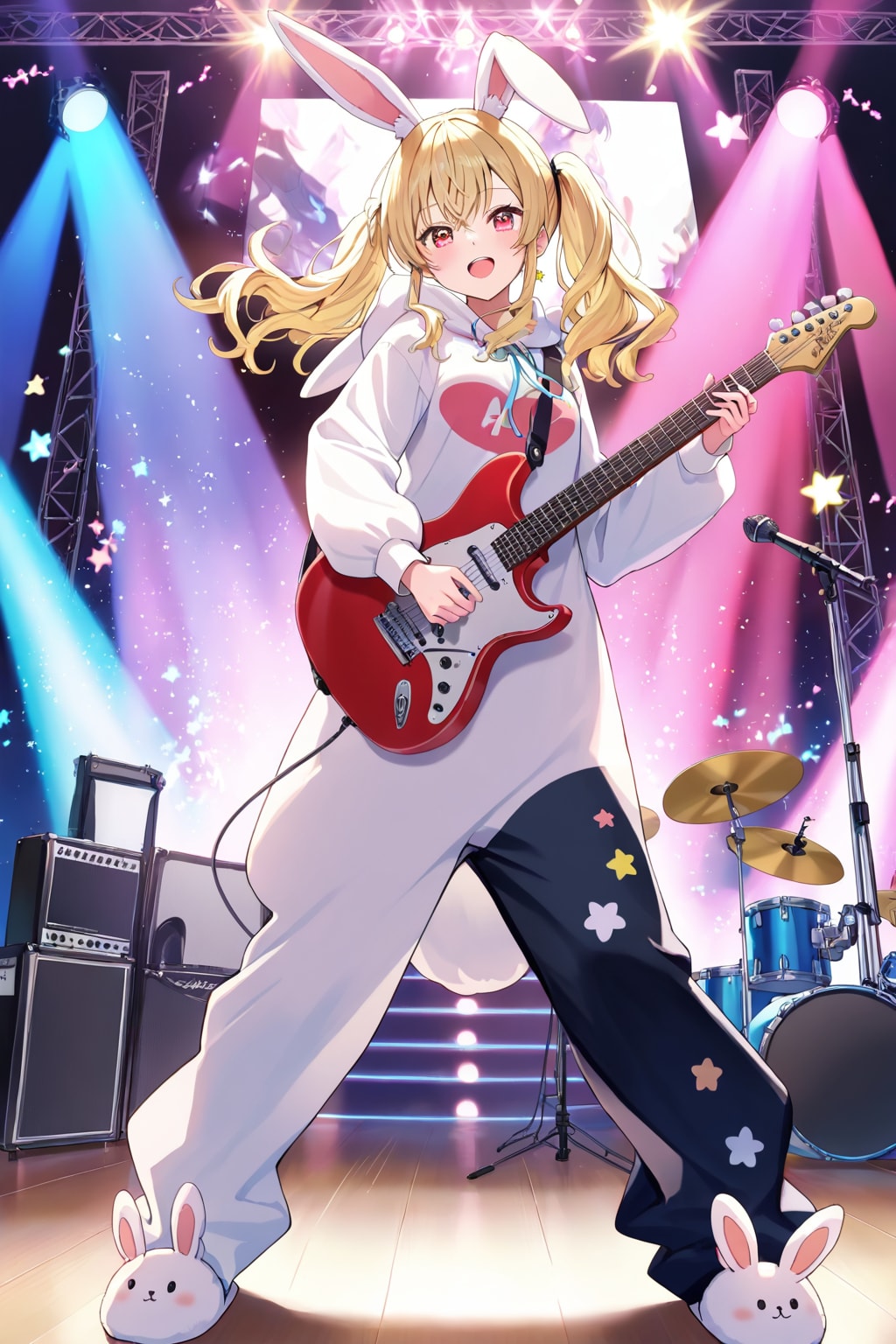 ギターを弾く女の子