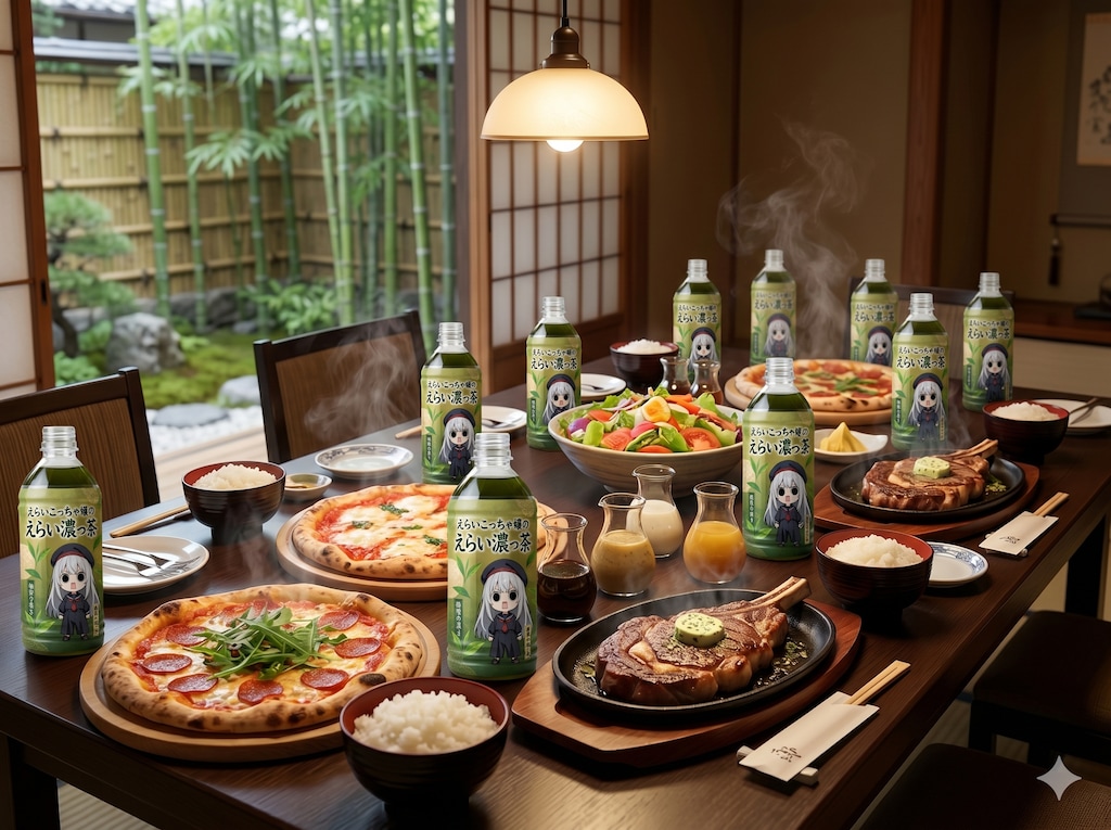 摩訶不思議食堂のエンドレスディナーえらい濃っ茶付