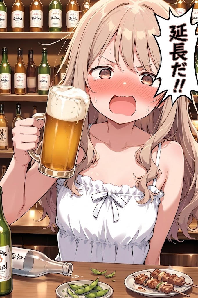 延長求めて荒れるHARPYちゃん