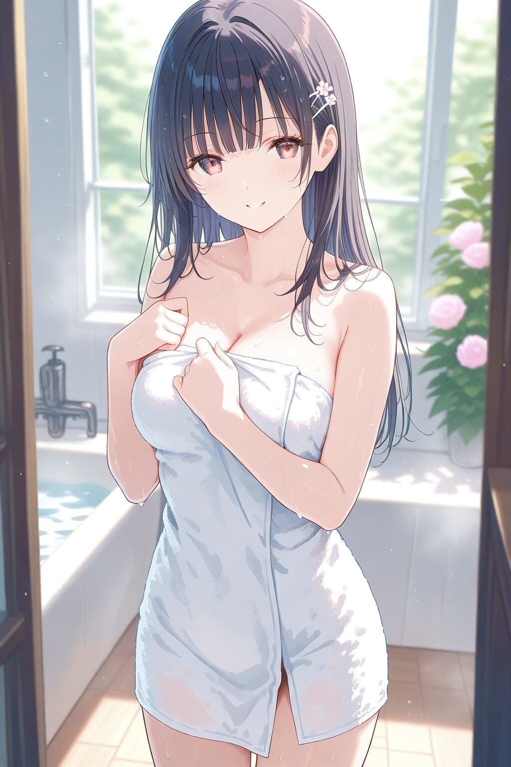お風呂上がり。