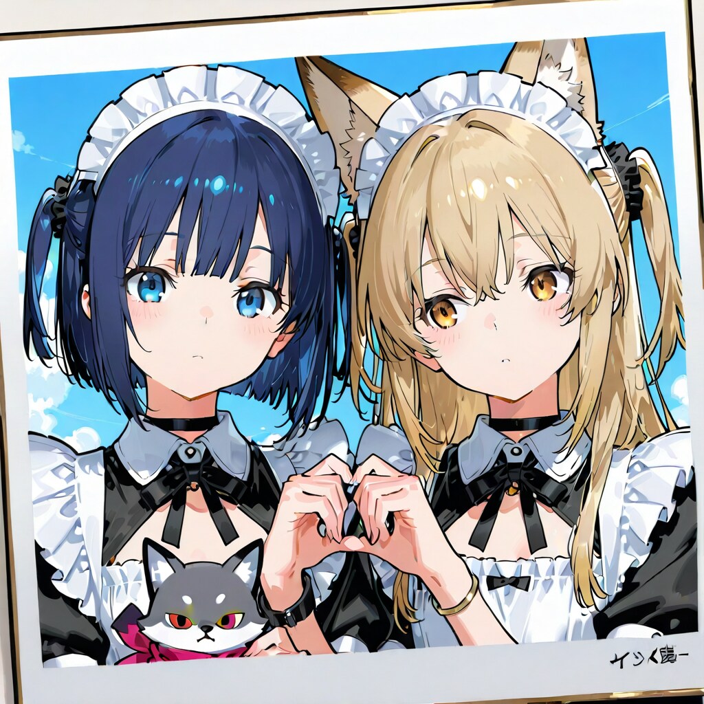 パチリとねミラちゃんあいとツーショット　弾 | の人気AIイラスト・グラビア