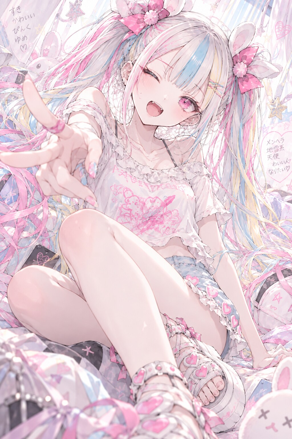 メンヘラ地雷系なユメカワ系の女の子 | の人気AIイラスト・グラビア