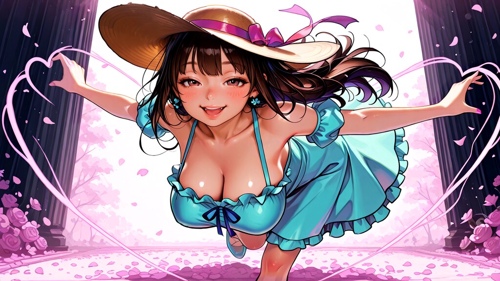 可愛く踊る八尺様