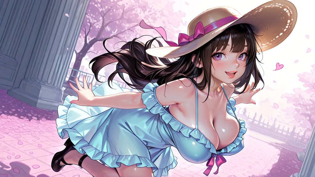 可愛く踊る八尺様