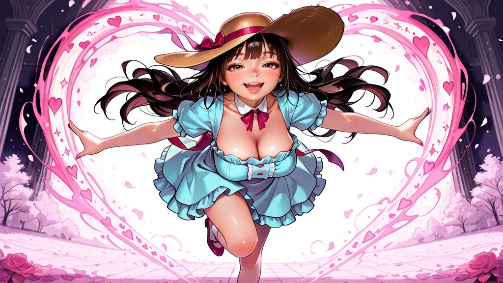 可愛く踊る八尺様