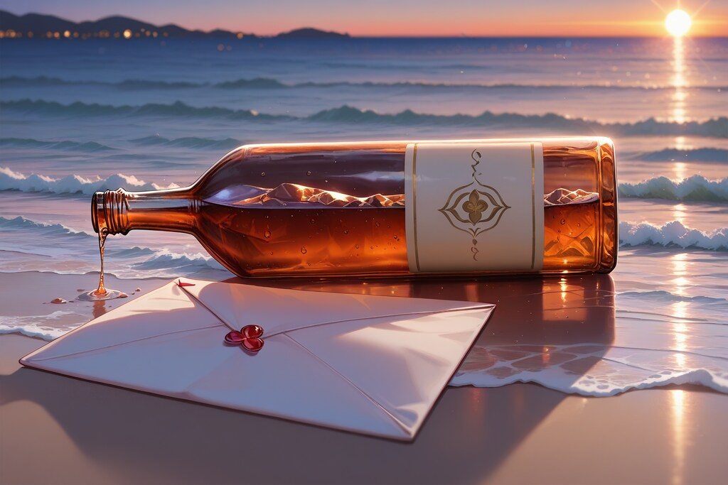 空き瓶が無かった件について。（手紙を海に流したい）