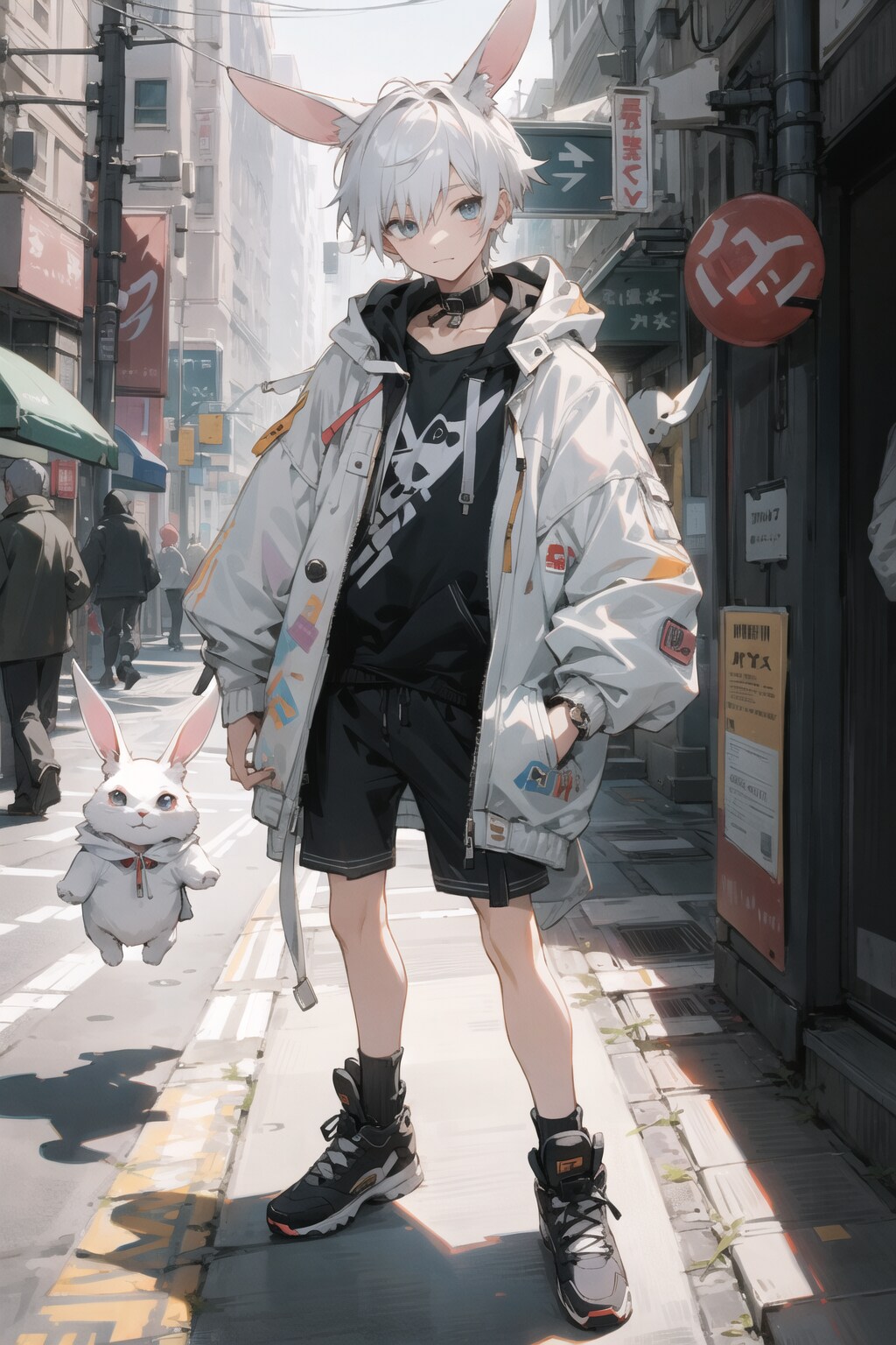 ケモ耳＆ケモパーカー練習