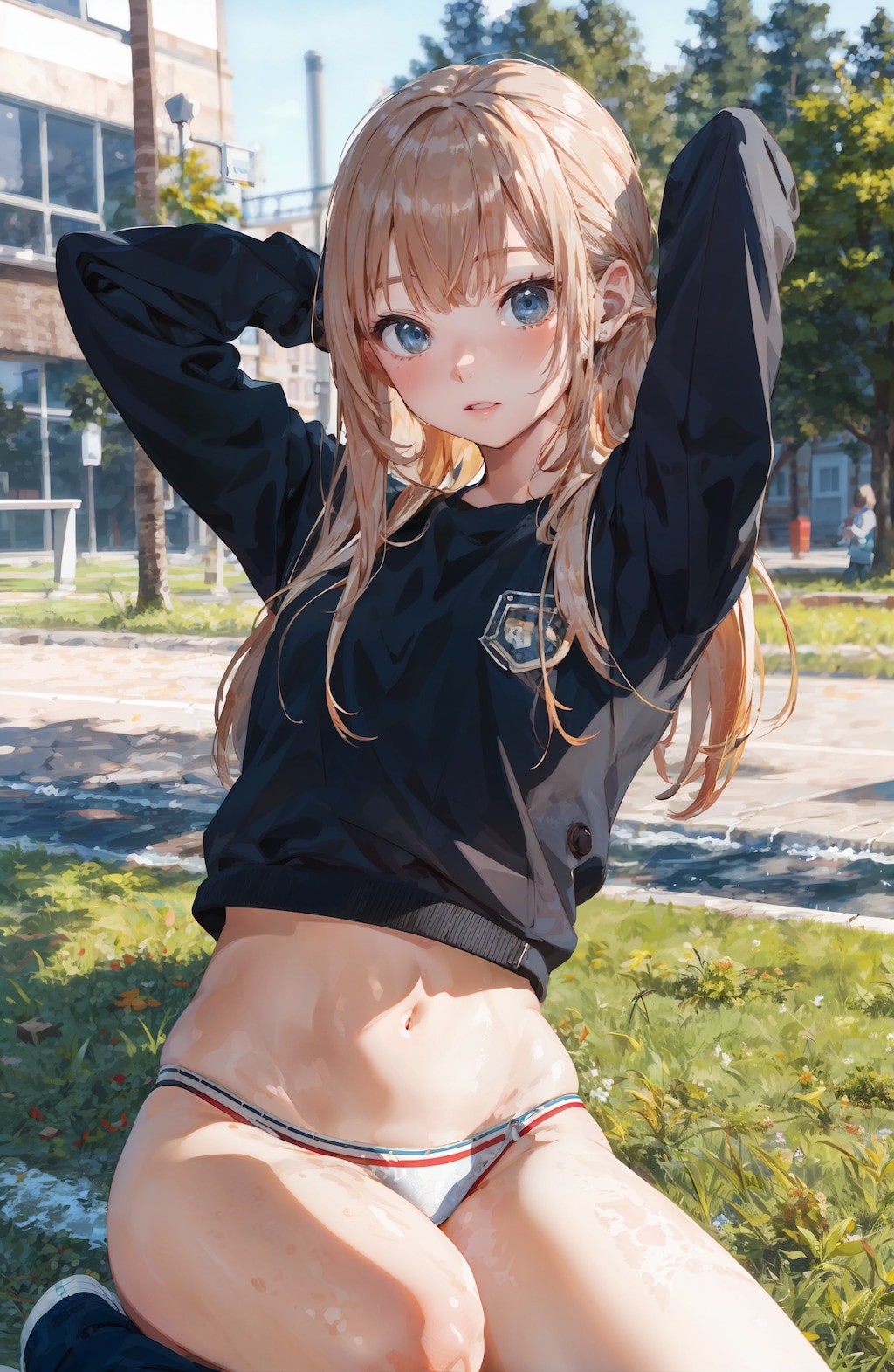 部活前ストレッチ