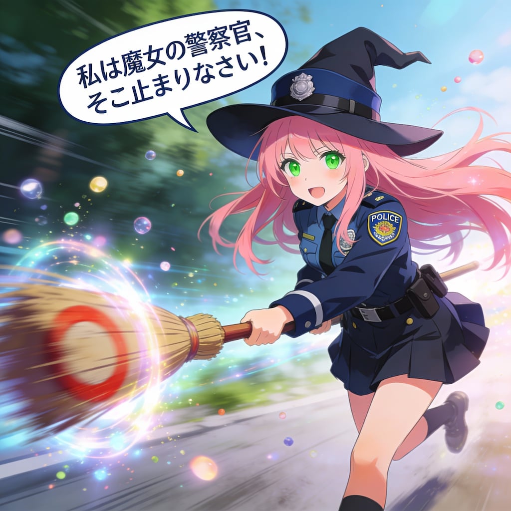 私は魔女の警察官！