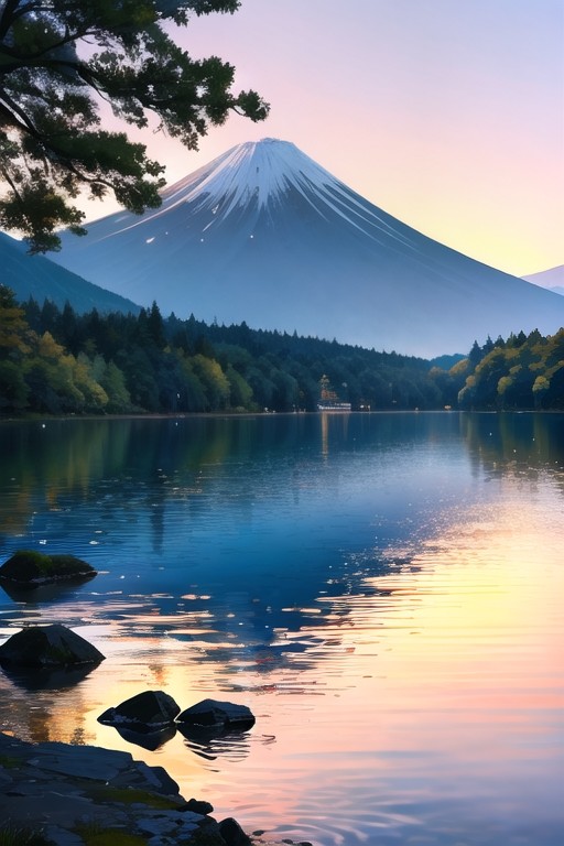 AIが作成してくれた富士山イメージ | の人気AIイラスト・グラビア