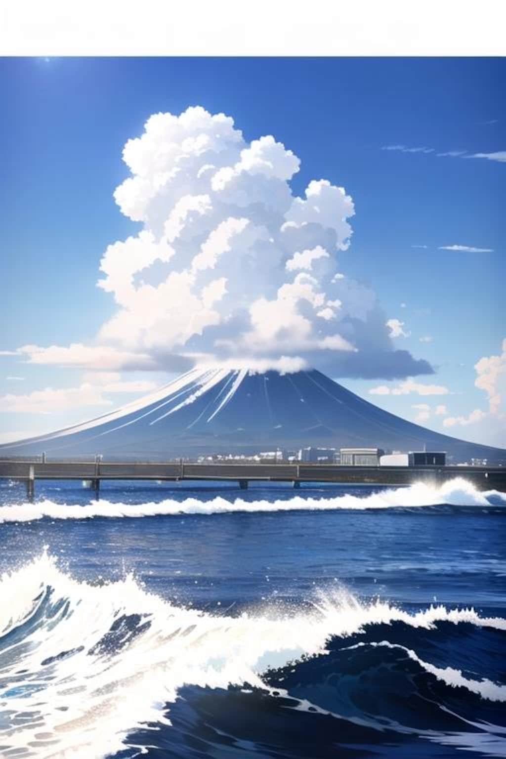 AIが作成してくれた富士山イメージ