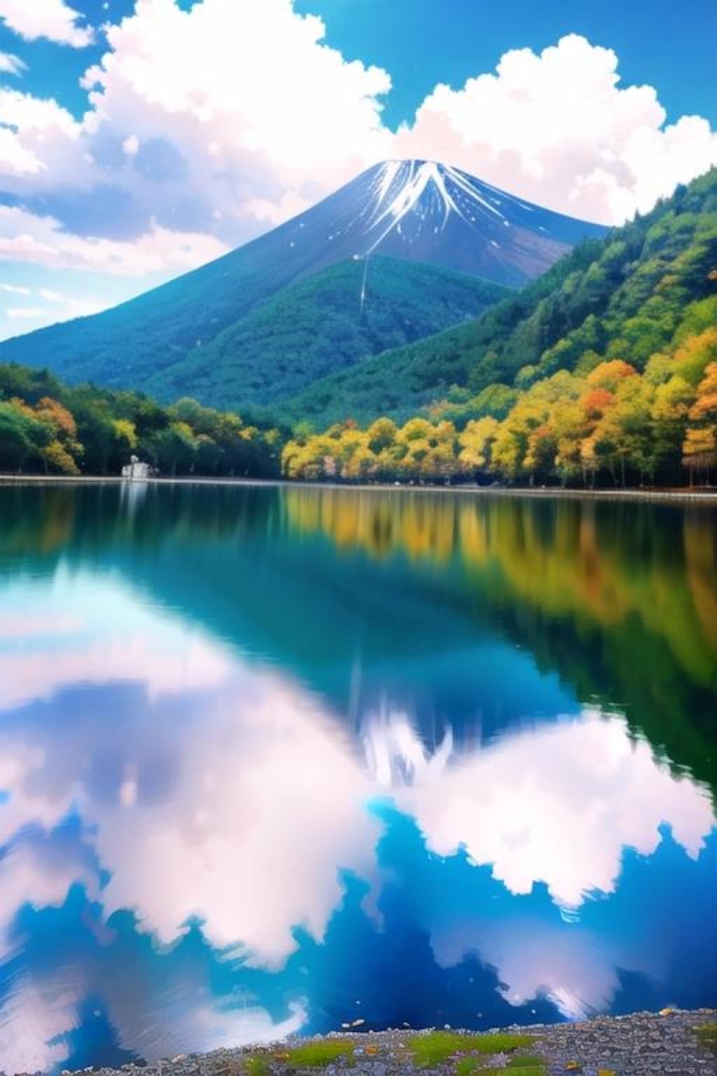 AIが作成してくれた富士山イメージ