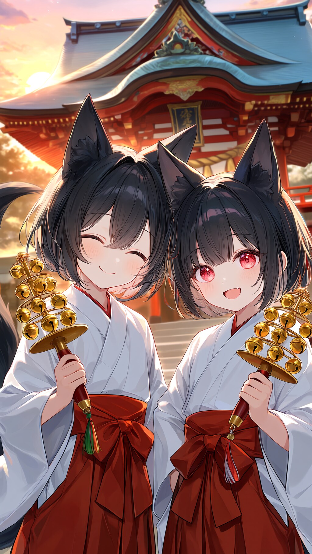 神楽舞が終わって