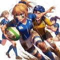 🏉泥まみれの女子ラグビー 136 9枚目