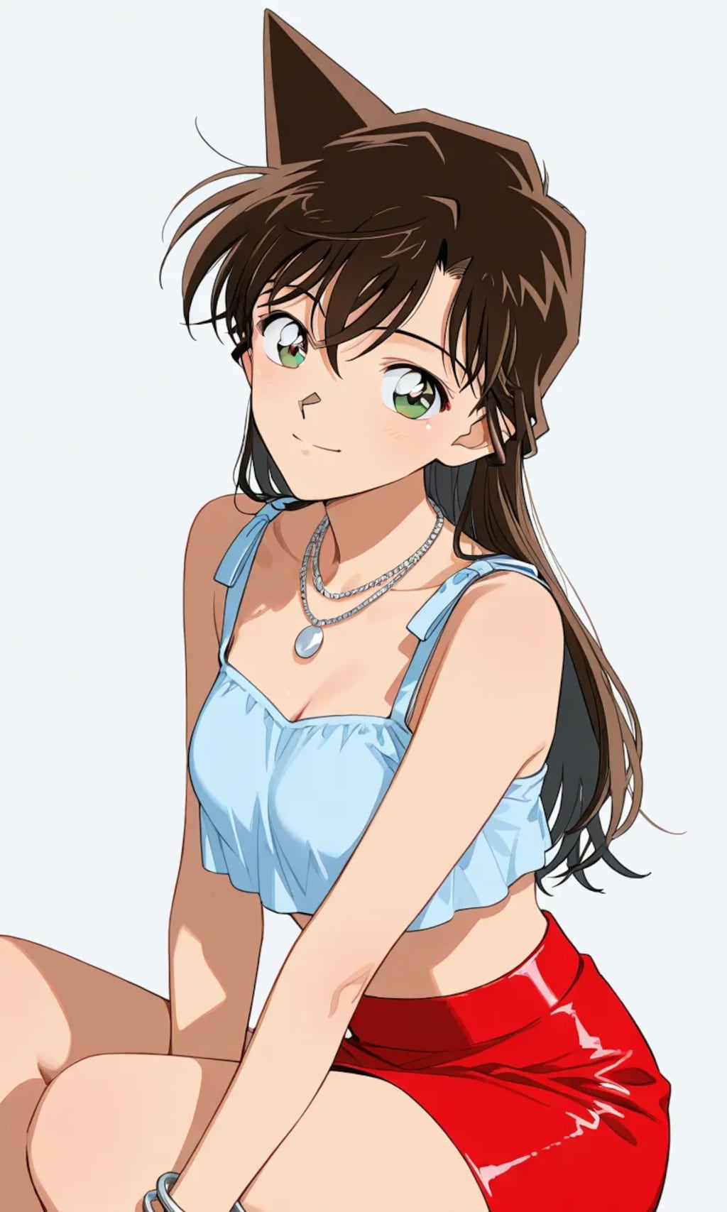 真崎杏子風の服着た蘭さん＋制服