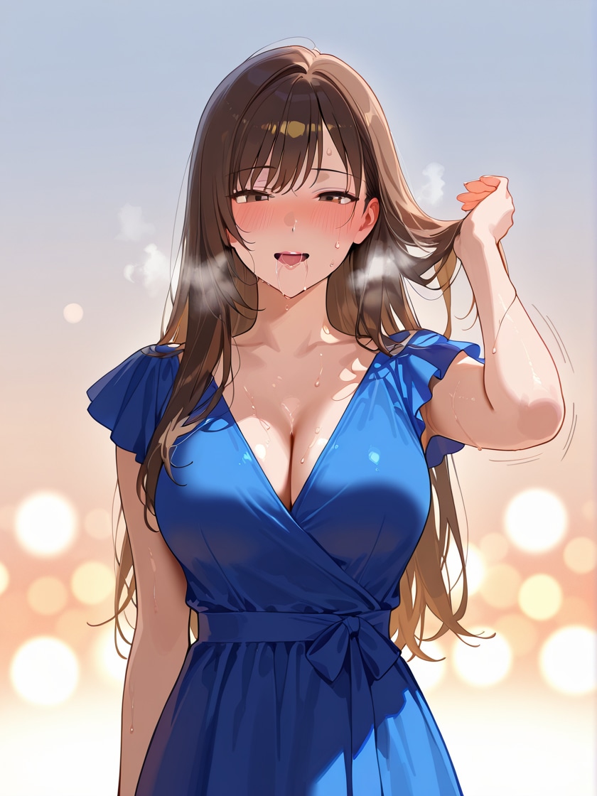 常時発情美人