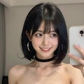 自撮りの巨乳 2枚目