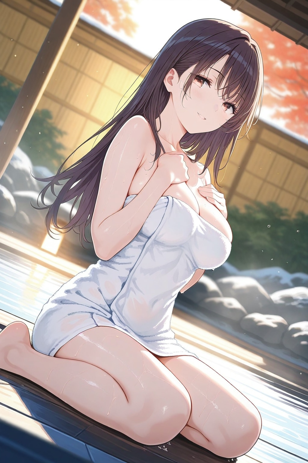 温泉…に入ってる予定だったやつ