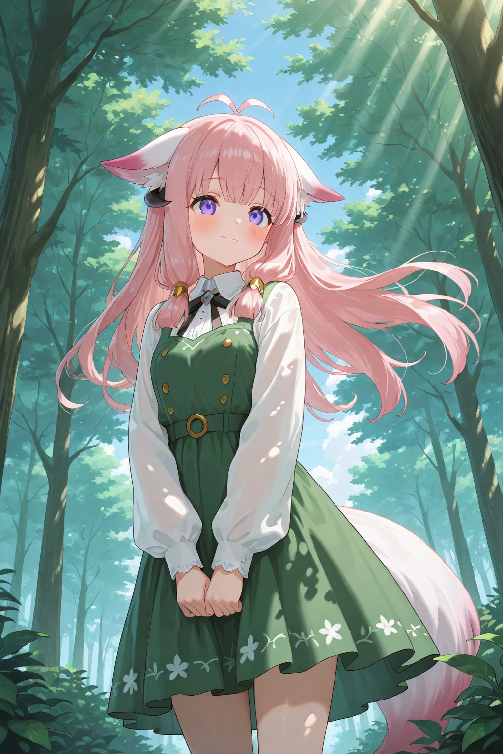 ひなちゃん、おようふくを着る