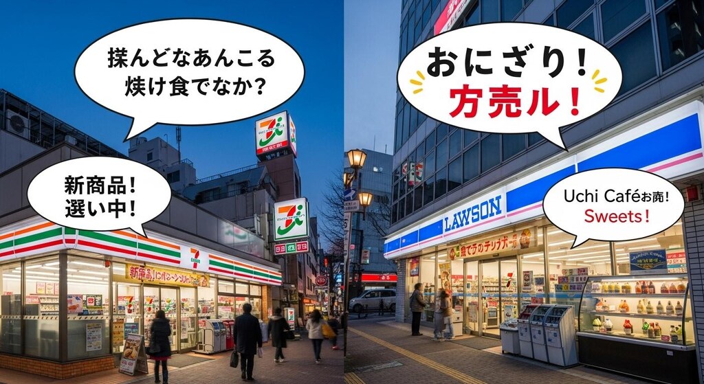 今日はコンビニの店舗を喋らせてみた