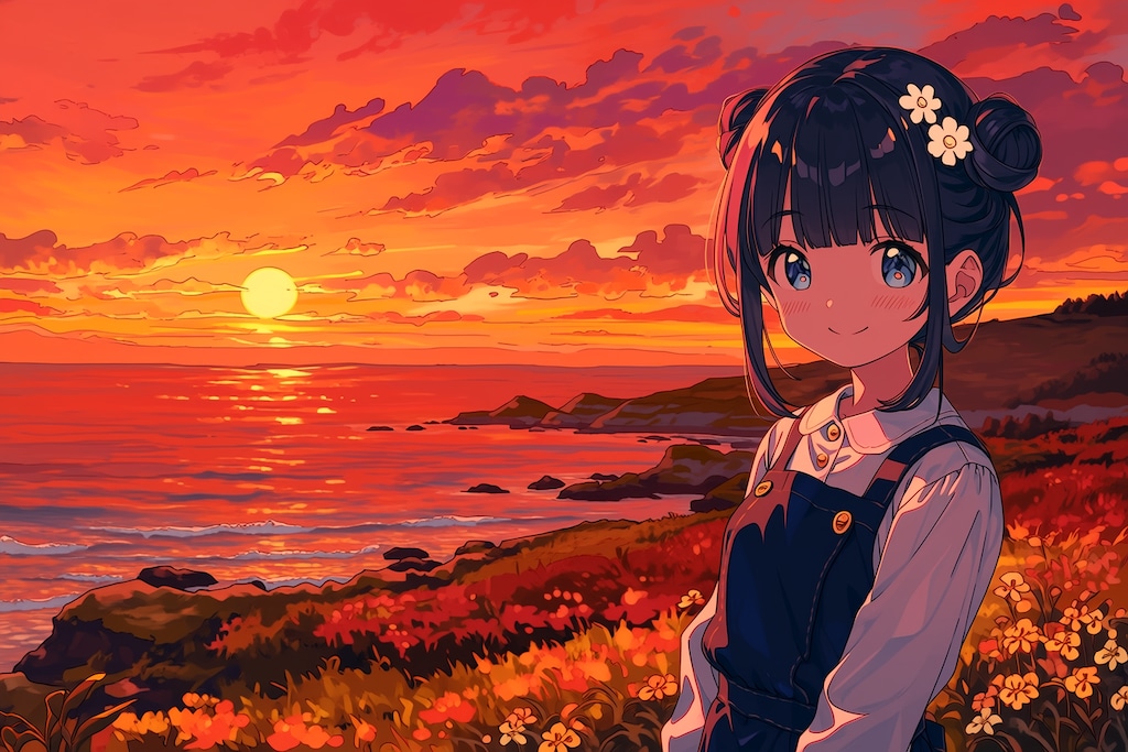 夕暮れのおだんごちゃん🍡✨134