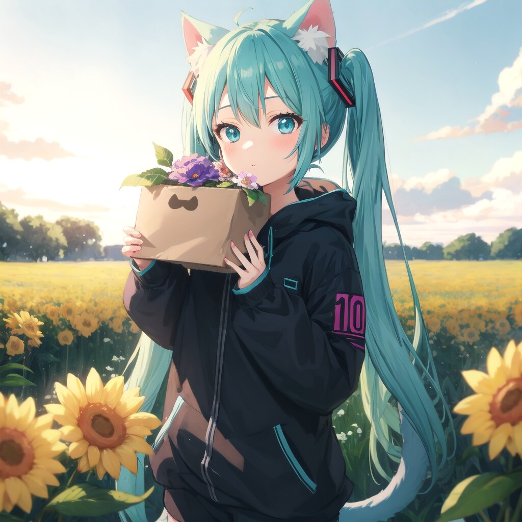 猫耳　初音ミク