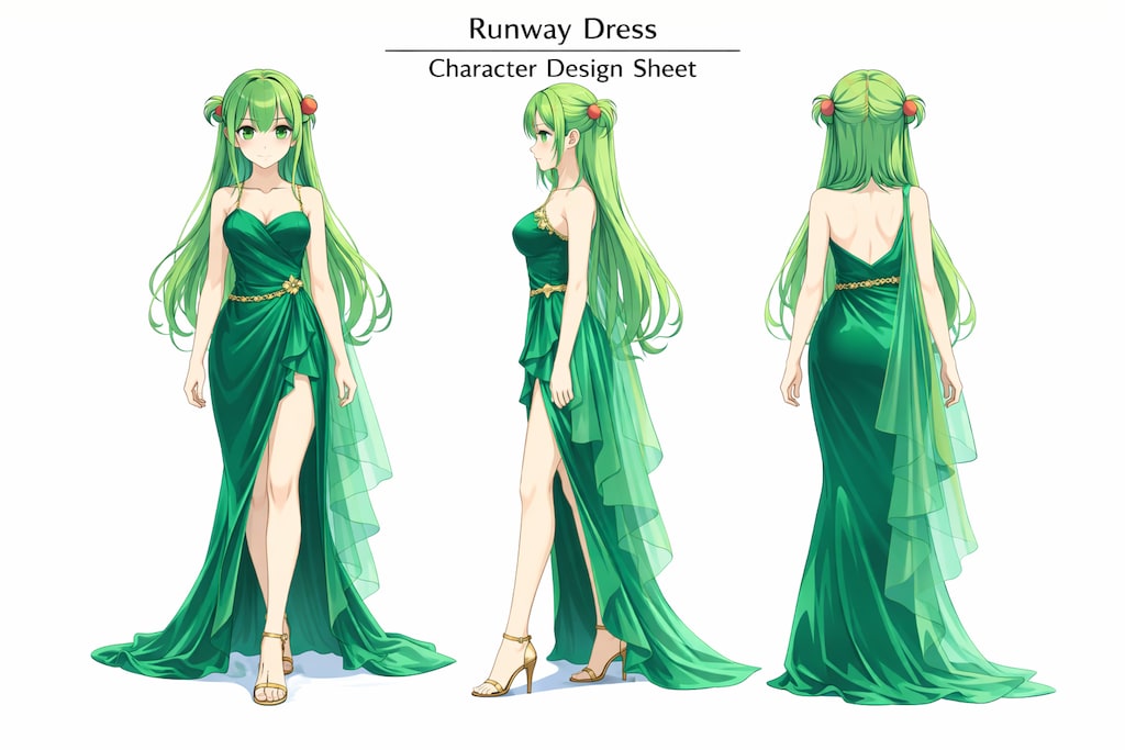 ランウェイの主役と、黒い観客たち