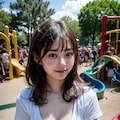 彼女と公園デート 5枚目