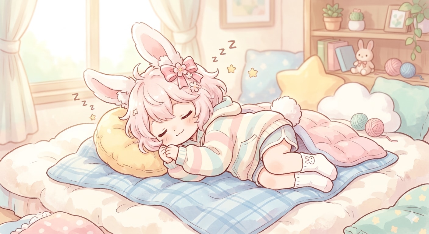 お昼寝タイム | の人気AIイラスト・グラビア