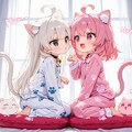 cyan motoさんちのねこちゃんとねまきねこのエンドレスにゃん合戦 3枚目