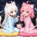 cyan motoさんちのねこちゃんとねまきねこのエンドレスにゃん合戦 6枚目