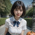 ハロウィン2024（制服女子） 4枚目
