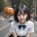 ハロウィン2024（制服女子） 2枚目