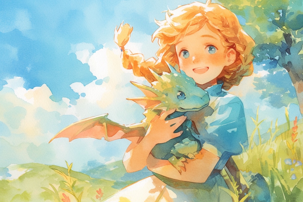 ドラゴンと少女（竜騎士）80