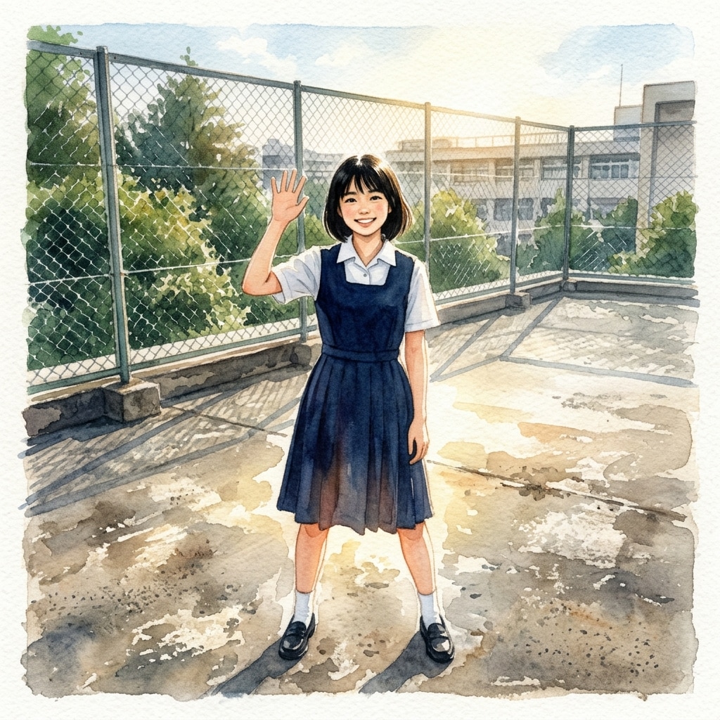 屋上にて | の人気AIイラスト・グラビア