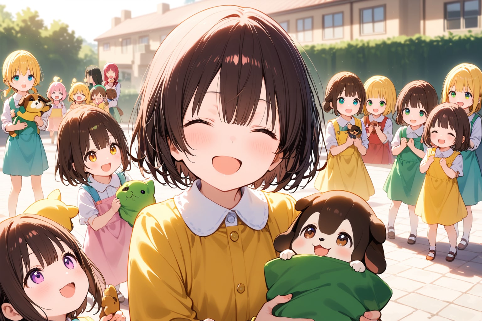 夕焼けと、小さな幸せたち | の人気AIイラスト・グラビア